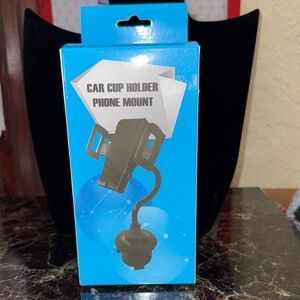Universal Black Car Cup Holder Phone Mount
